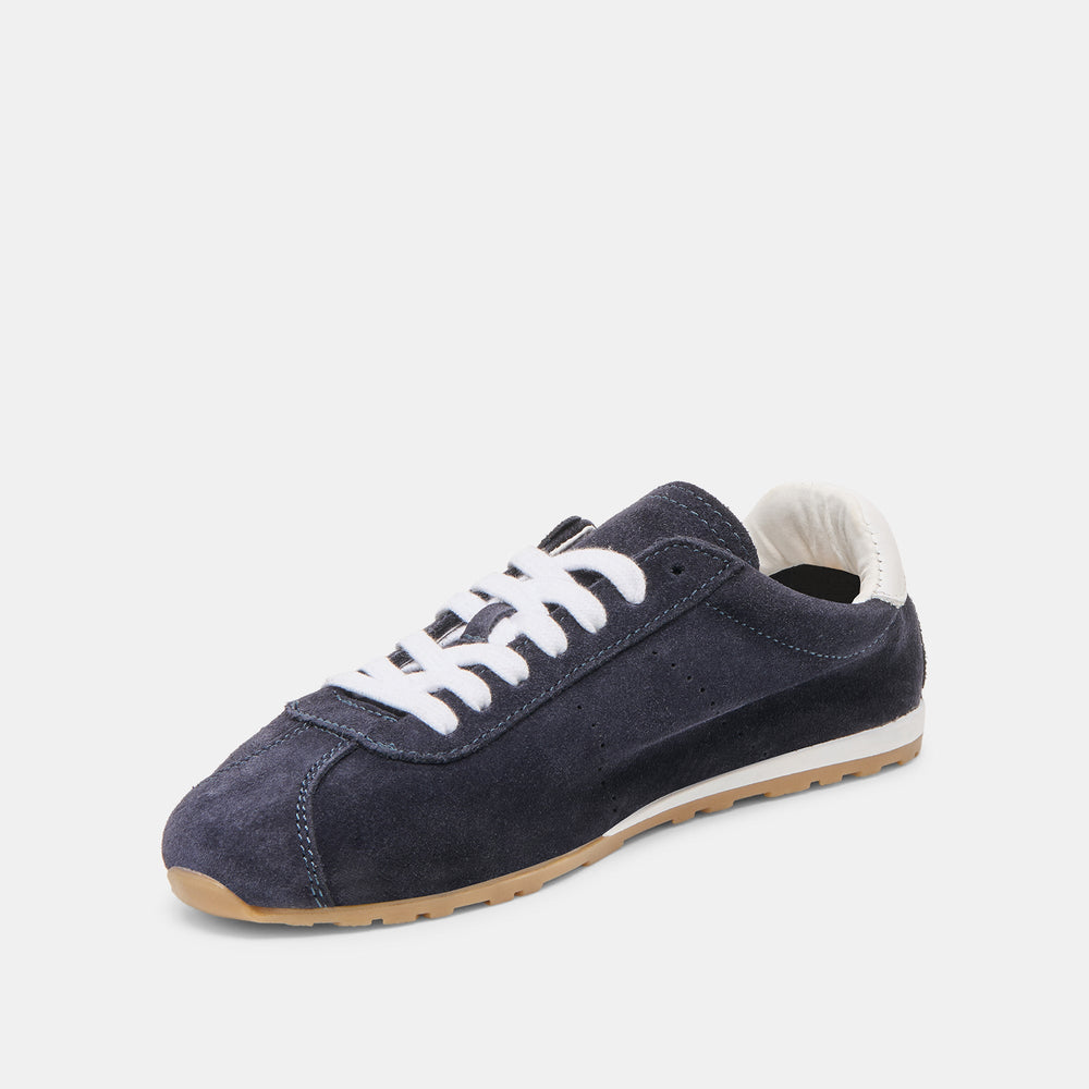 Serina Navy Suede Sneakers