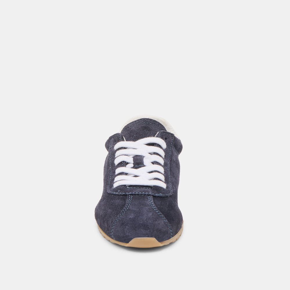 Serina Navy Suede Sneakers