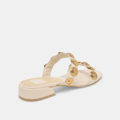 Farrow Creme Leather Sandals