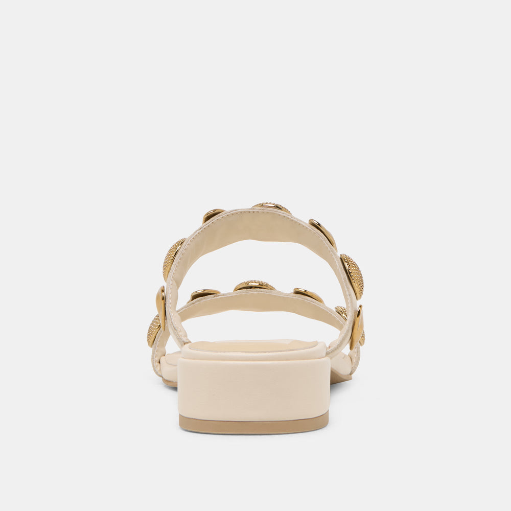 Farrow Creme Leather Sandals