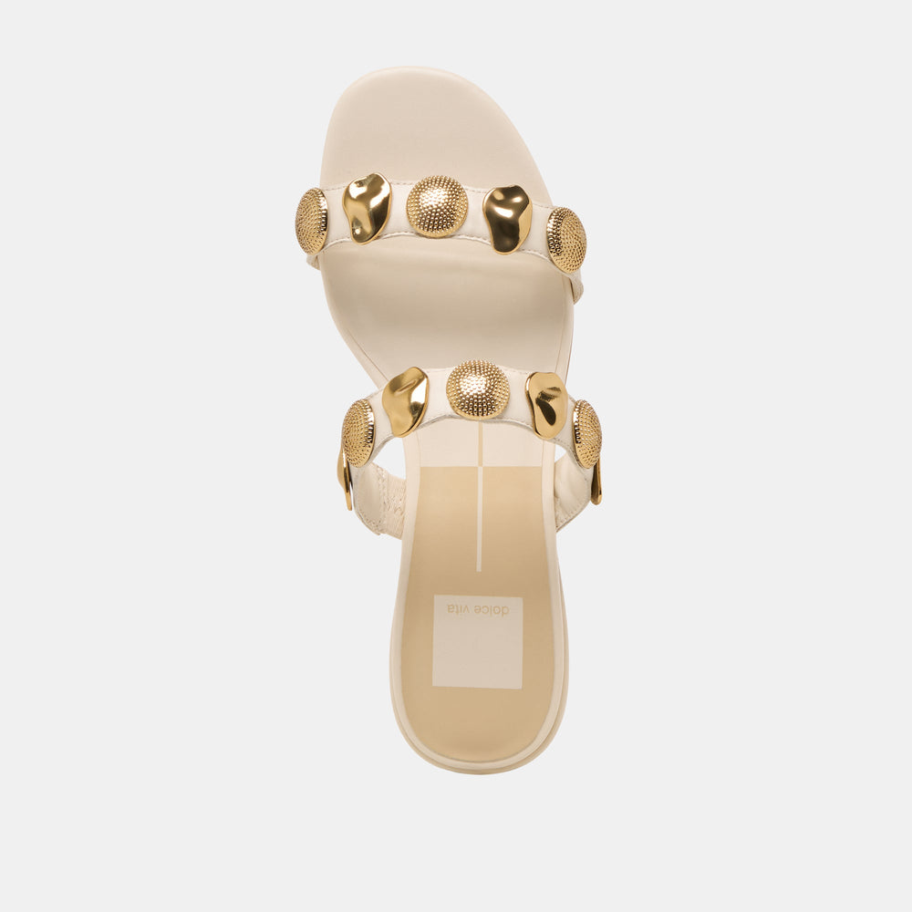 Farrow Creme Leather Sandals