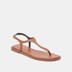 Raye Tan Leather Sandals