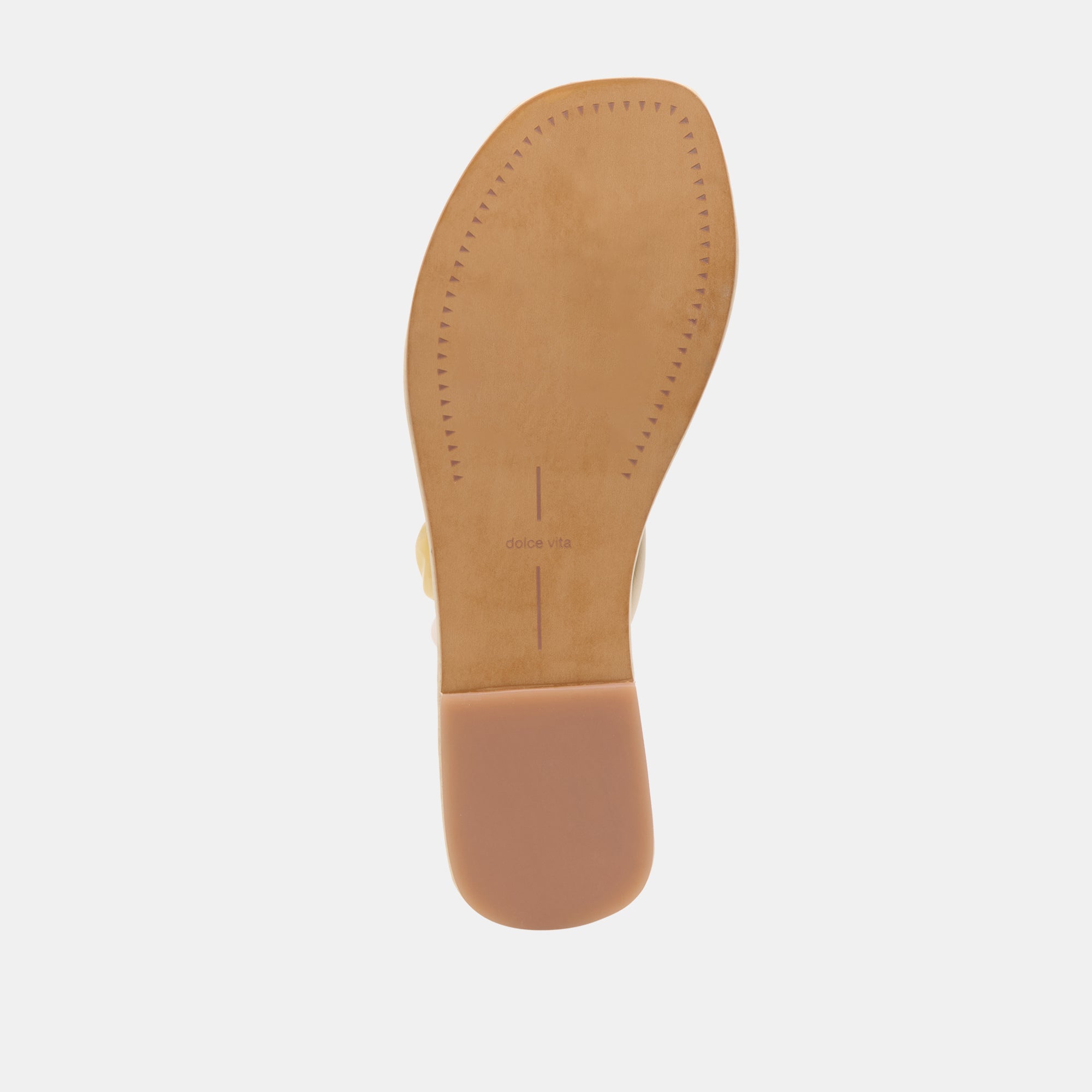 Cely Ivory Leather Sandals