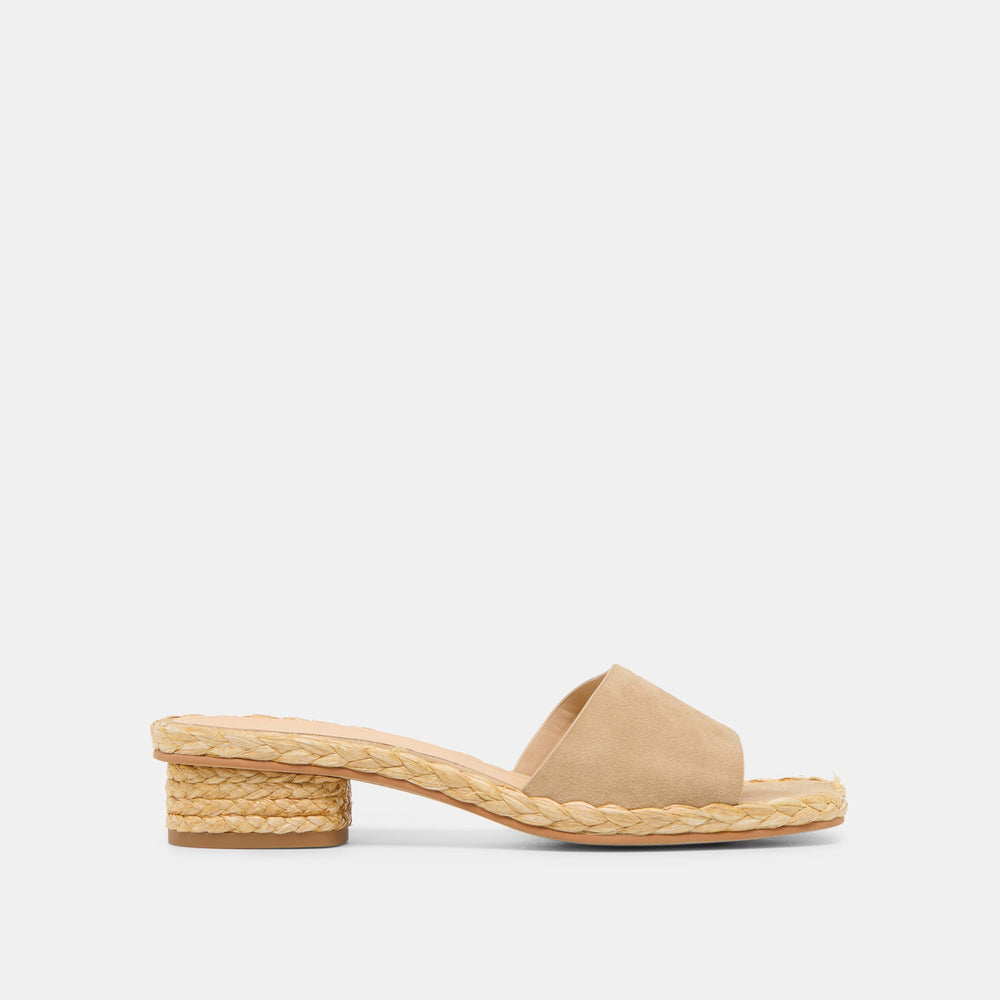 Dixi Camel Suede Sandals