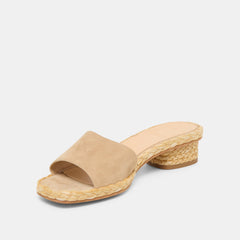 Dixi Camel Suede Sandals