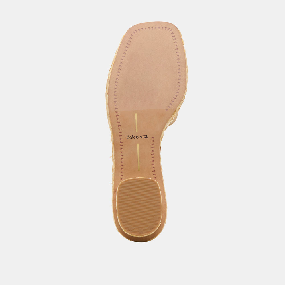 Dixi Camel Suede Sandals