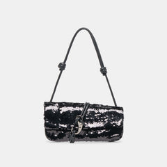 Alice Black Sequin Shoulder Bag