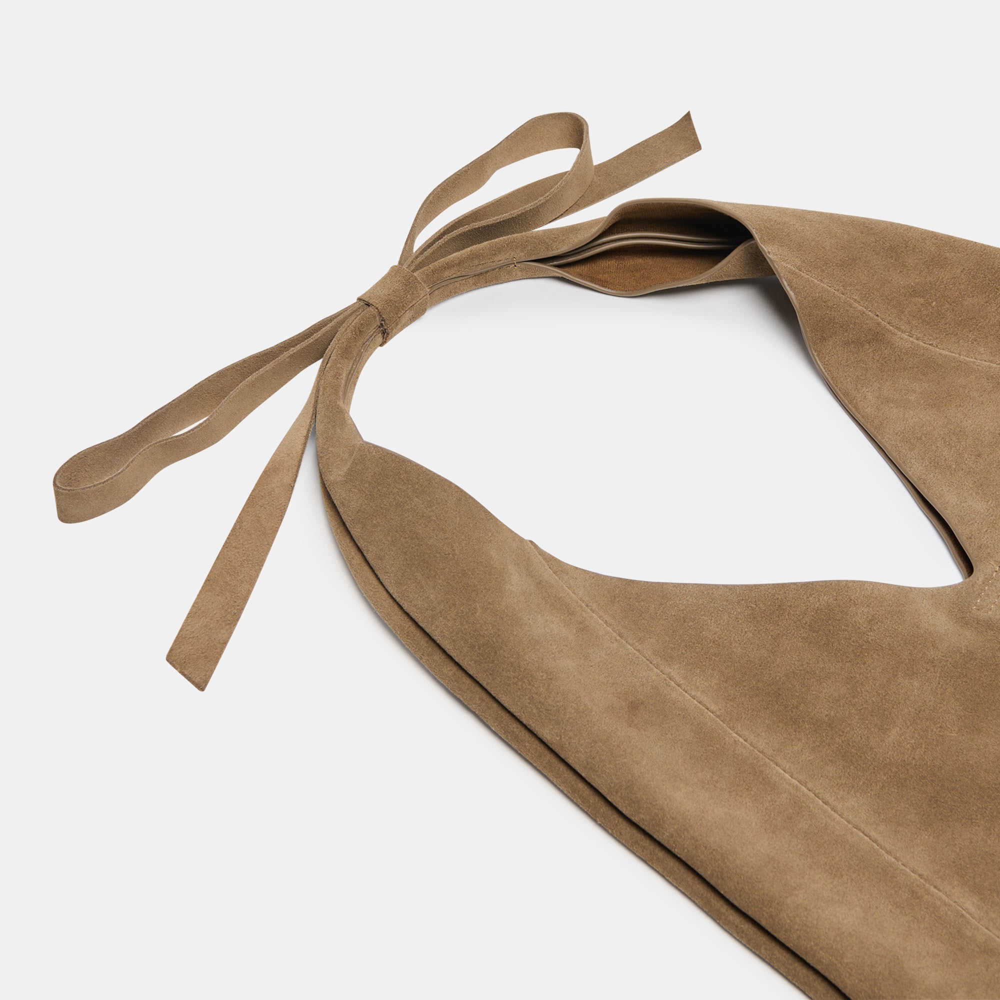 Marie Olive Suede Tote