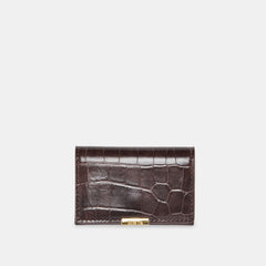 Mini-Me Brown Croco Stella Wallet