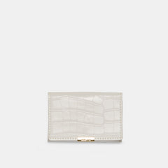 Mini-Me White Croco Stella Wallet
