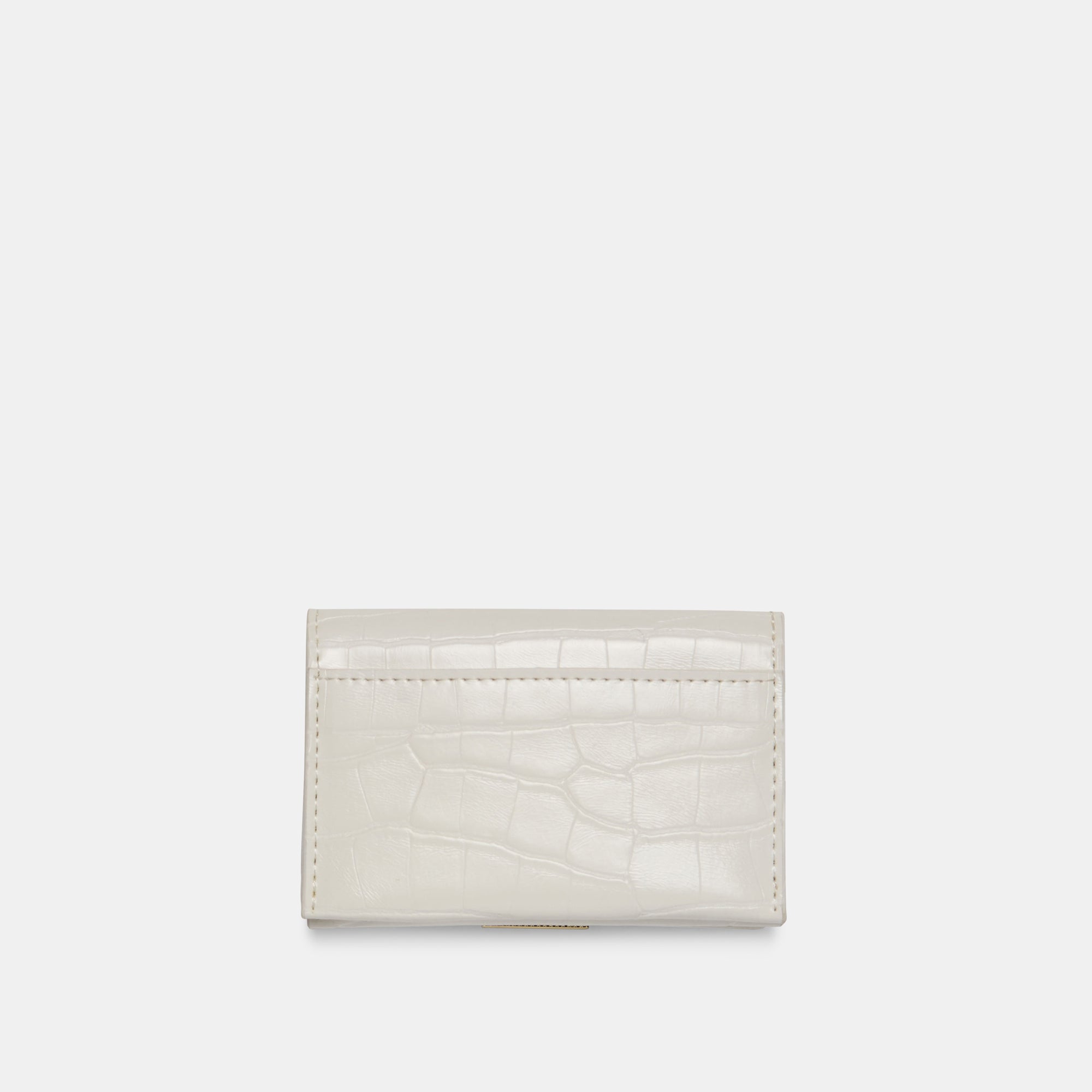 Mini-Me White Croco Stella Wallet