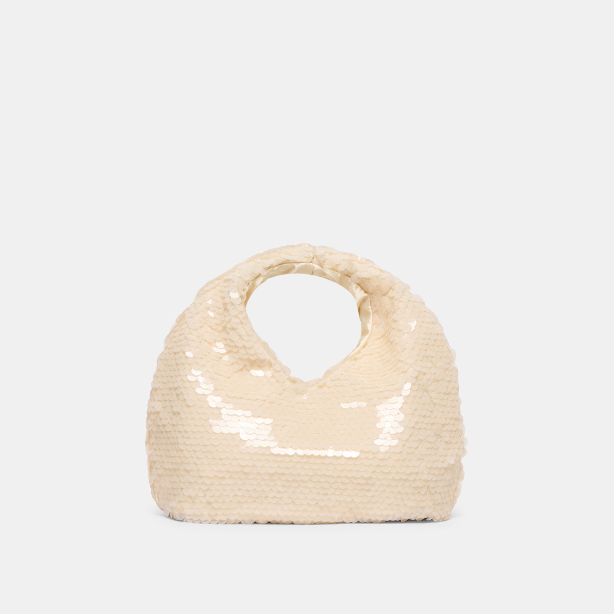 Dahlia Sequin Ivory Sequin Handbag