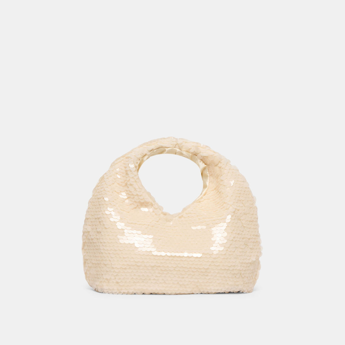 Dahlia Sequin Ivory Sequin Handbag