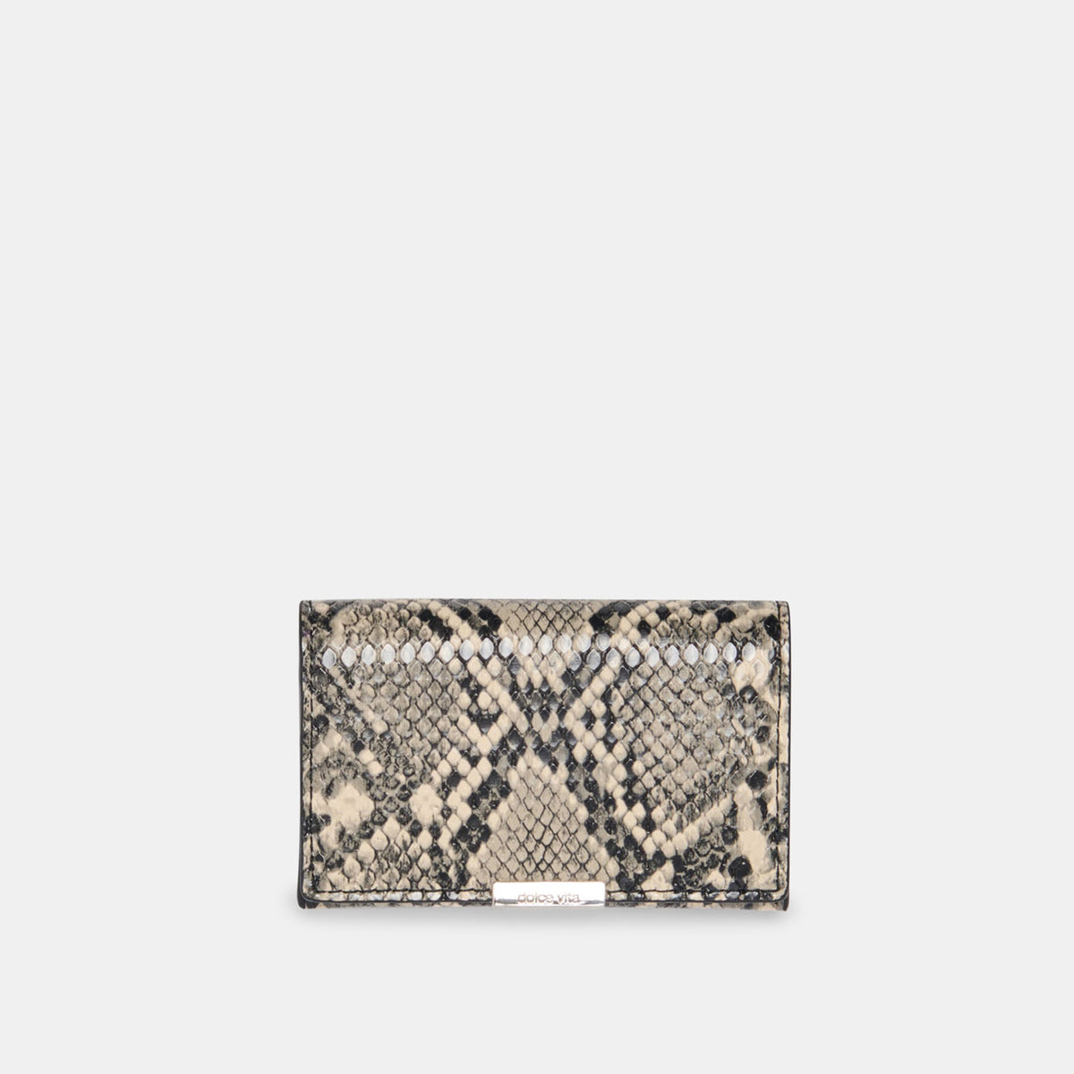 Mini-Me Black White Snake Stella Wallet