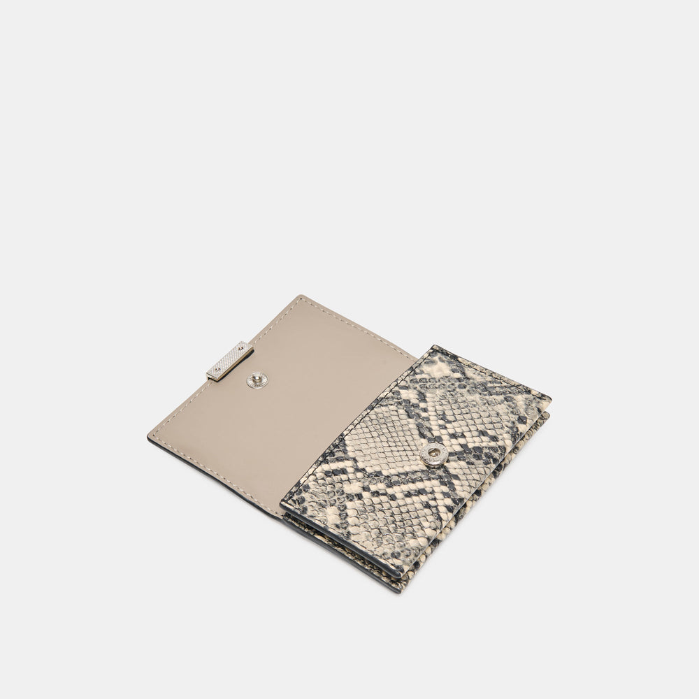 Mini-Me Black White Snake Stella Wallet