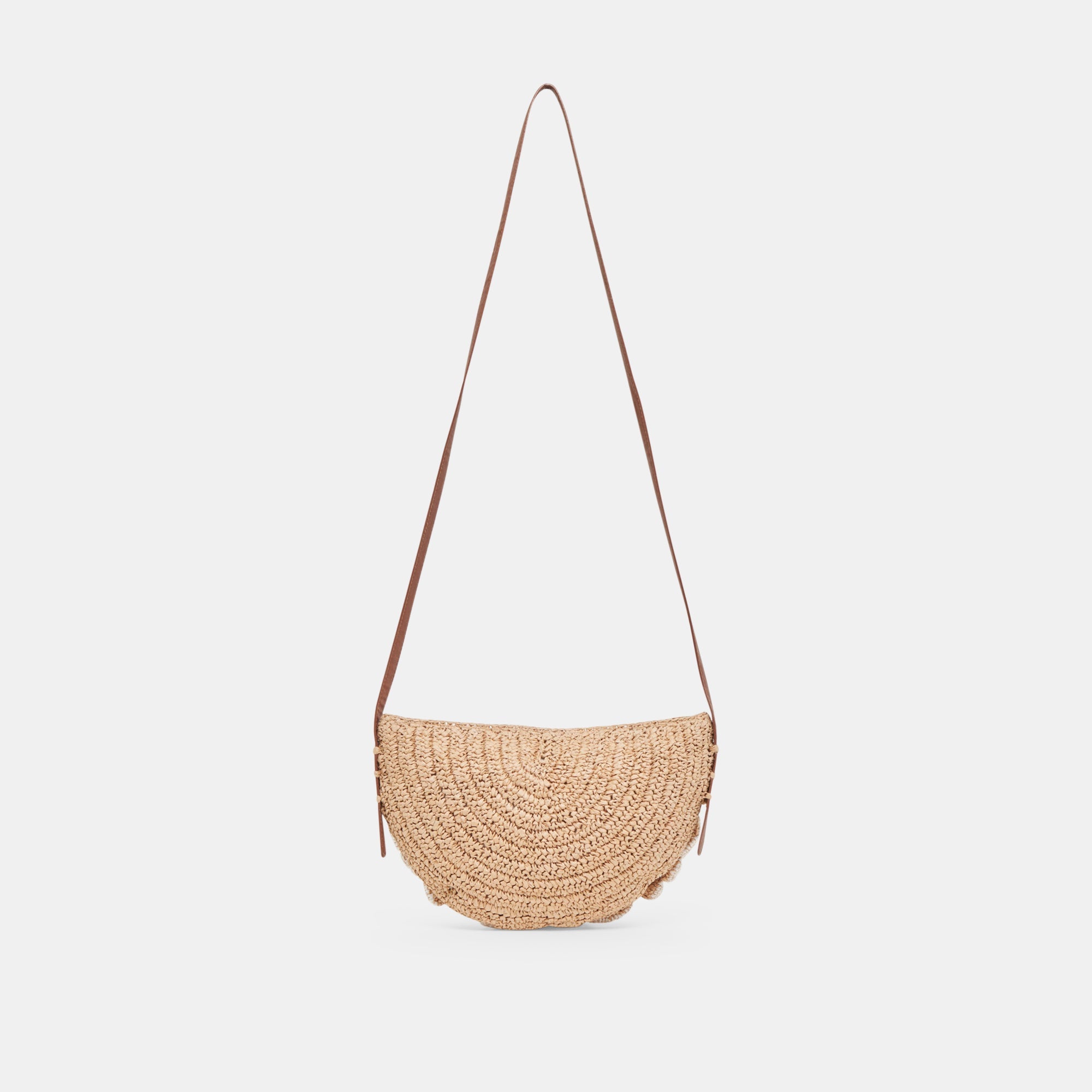 Atrani Natural Raffia Crossbody