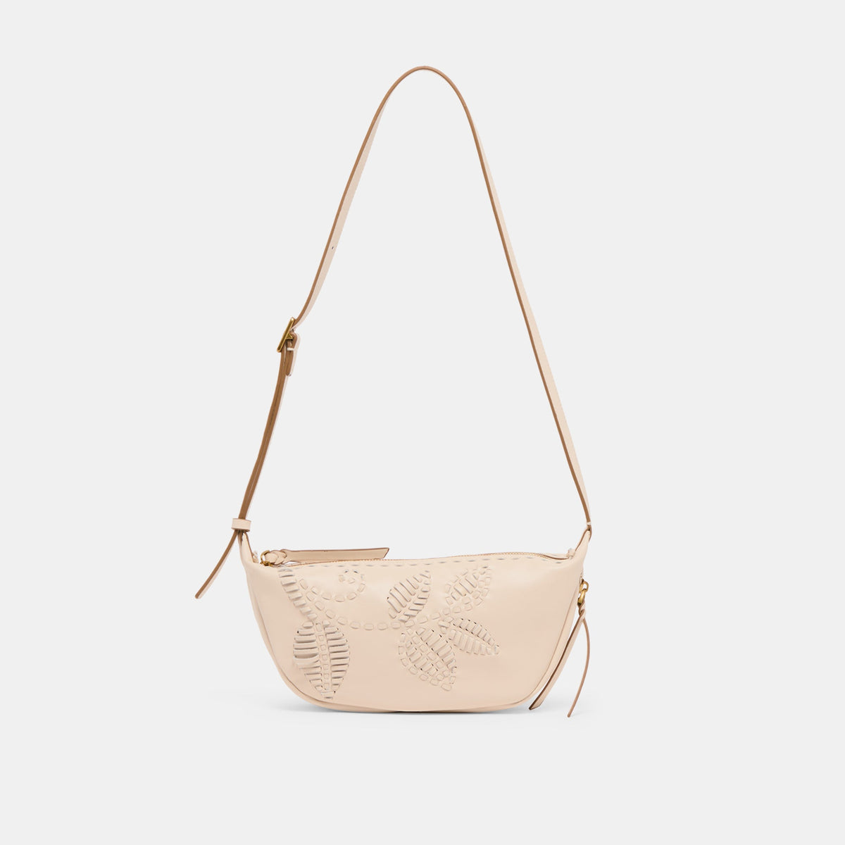 Lipari Creme Leather Crossbody