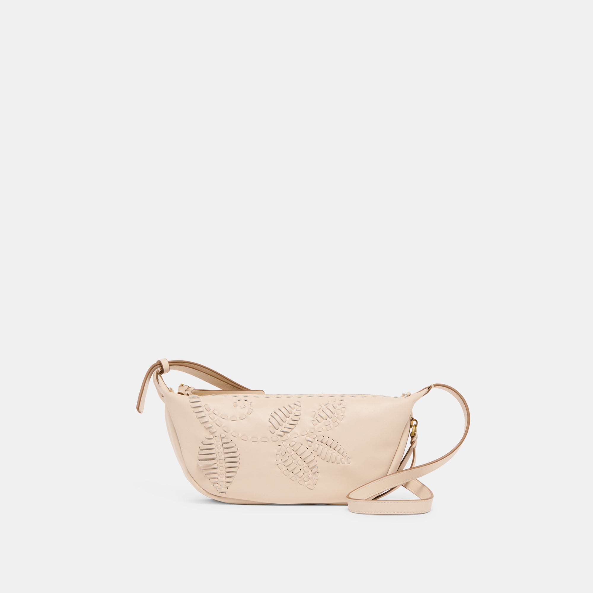 Lipari Creme Leather Crossbody