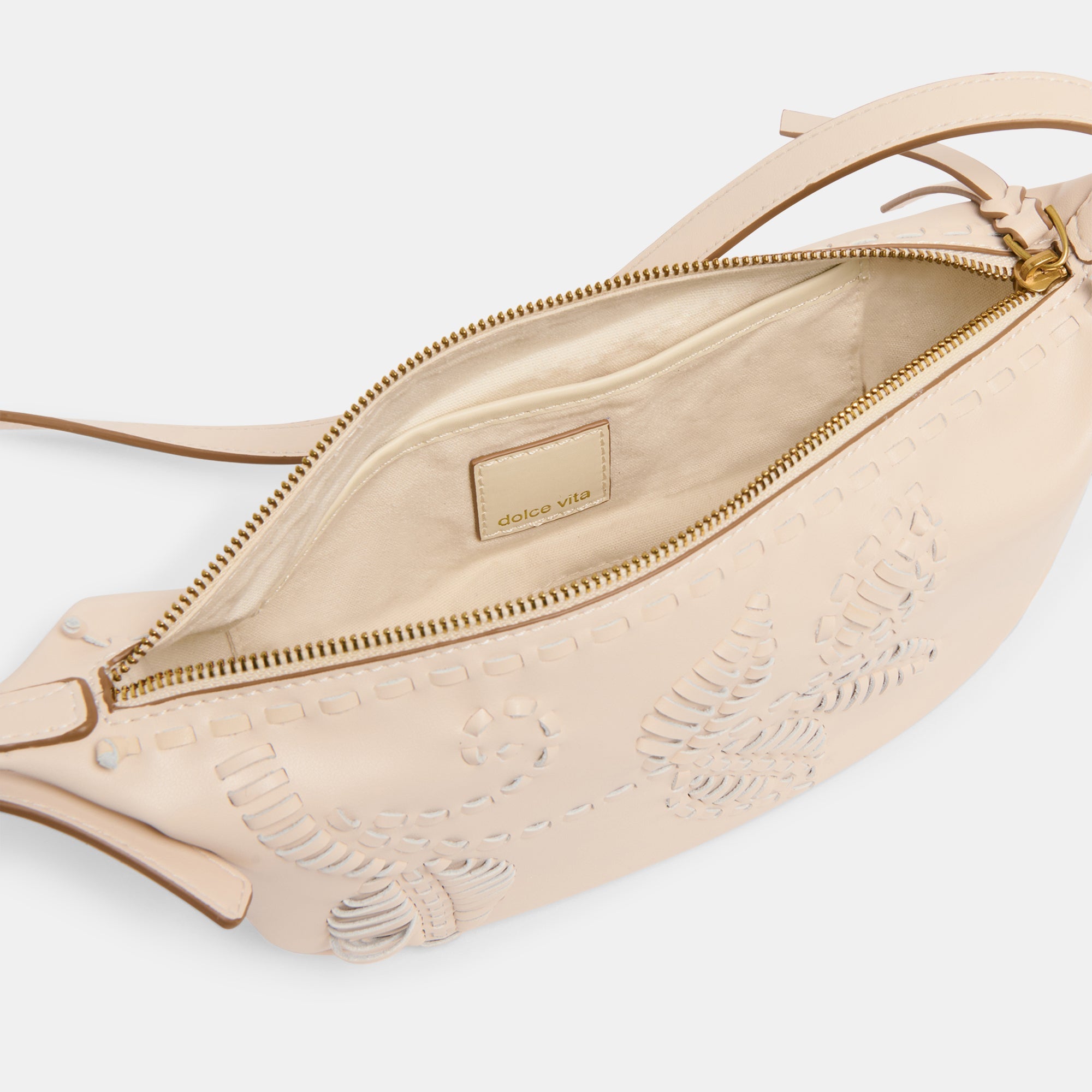 Lipari Creme Leather Crossbody