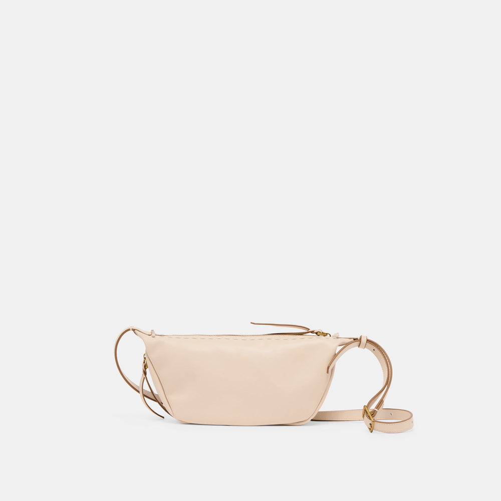 Lipari Creme Leather Crossbody