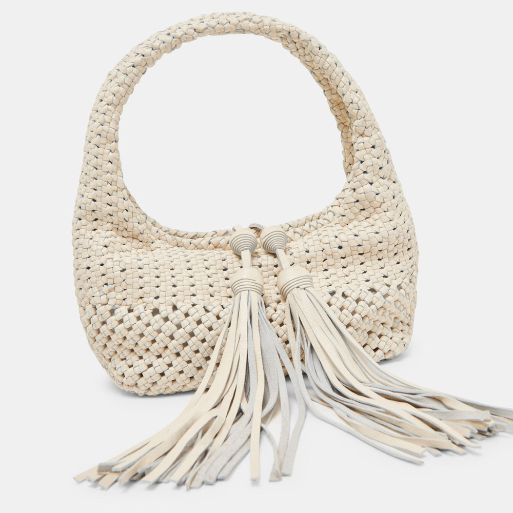Zenia Bone Leather Handbag