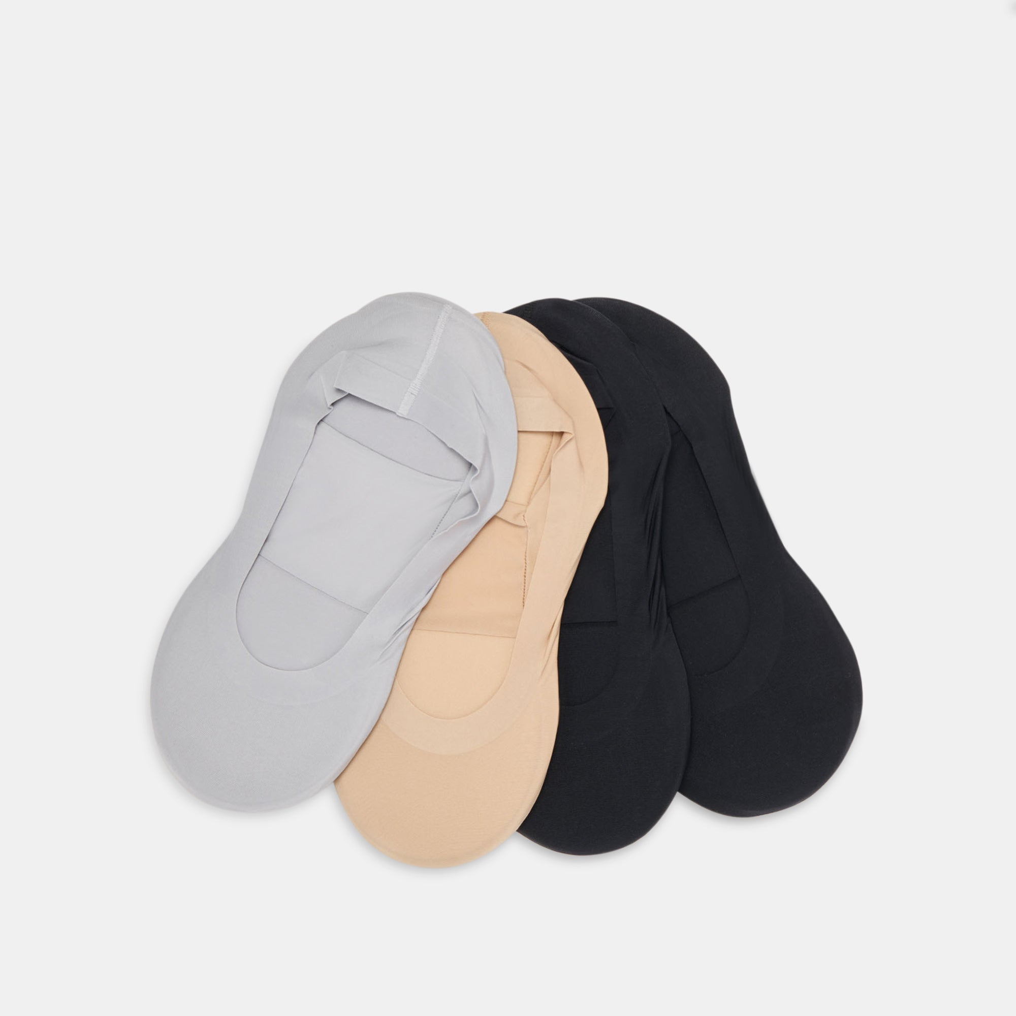 4 Pack No-Show Multi Cushioned Socks