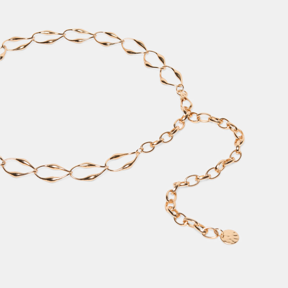 Chain Link Gold Belt