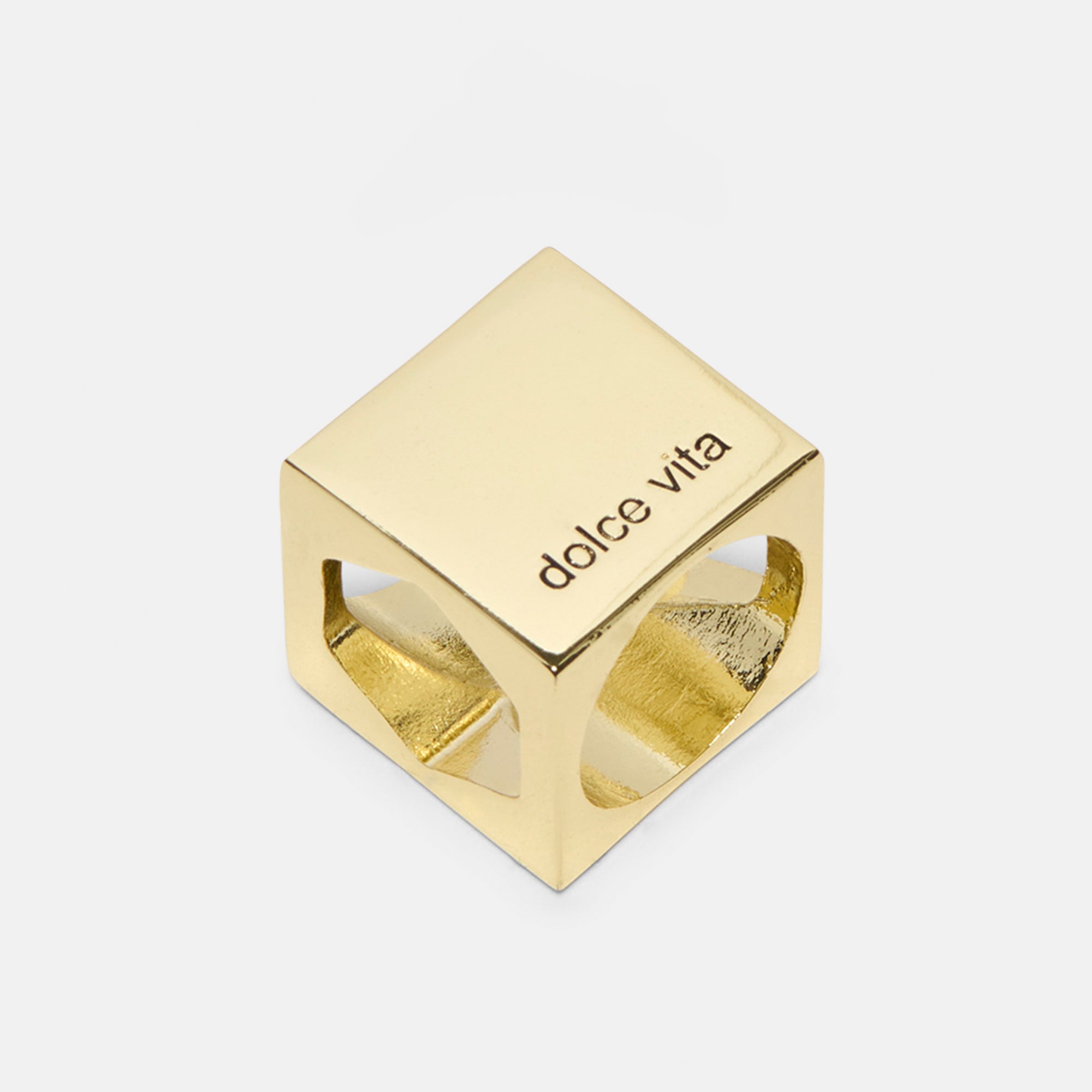 Scarf Ring Gold Bag Charm