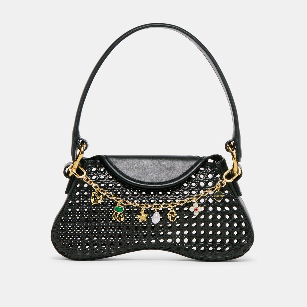 Pearl Gold Chain Bag Charm