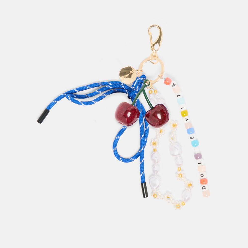 Dolce Vita Blue Multi Beaded Bag Charm