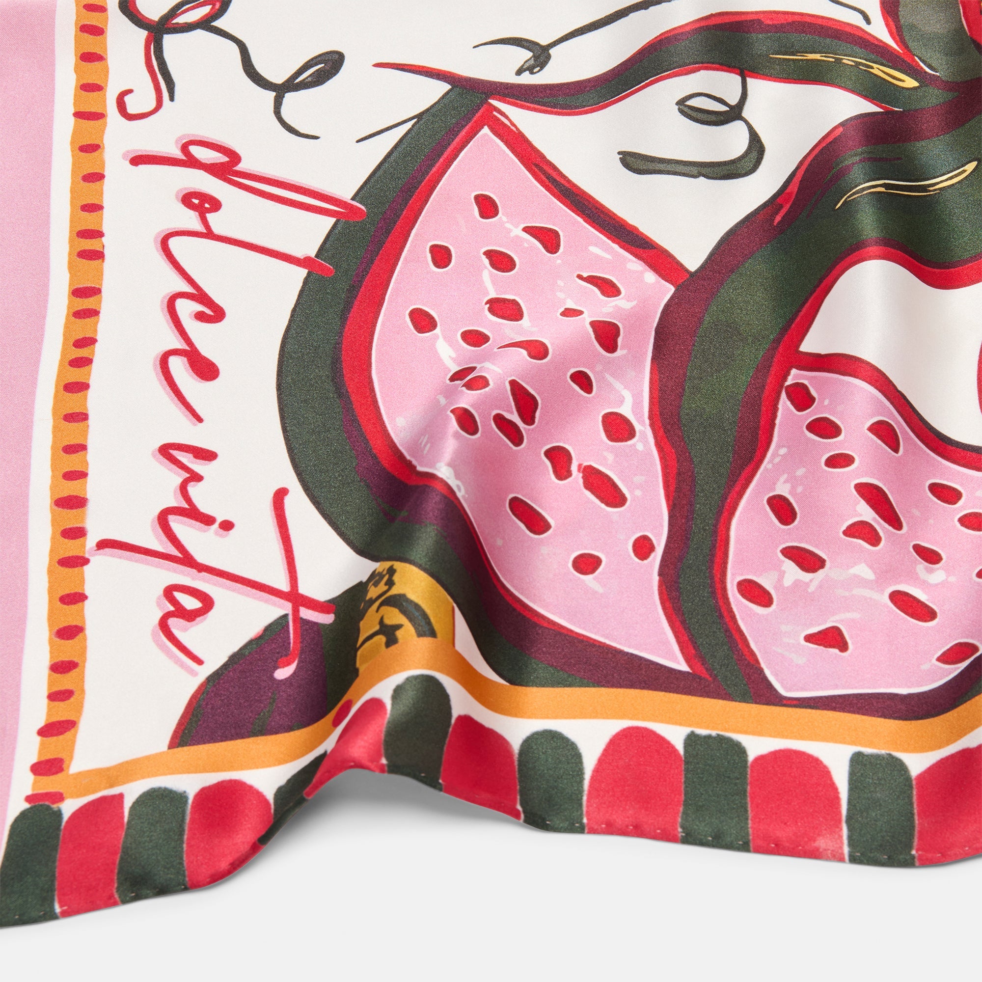 Fruit Pink Multi Scarf