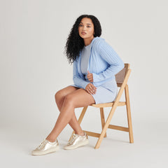 LENNIX SNEAKERS LIGHT GOLD METALLIC LEATHER