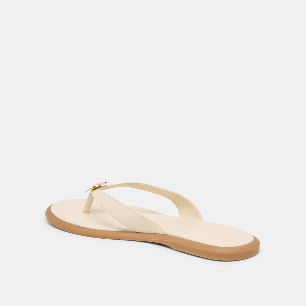 Jaina Bone Leather Sandals